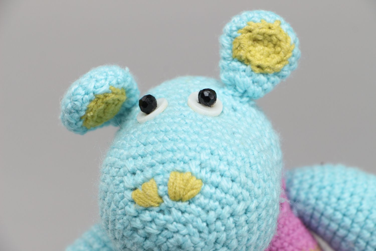 Small crochet toy Hippo photo 2