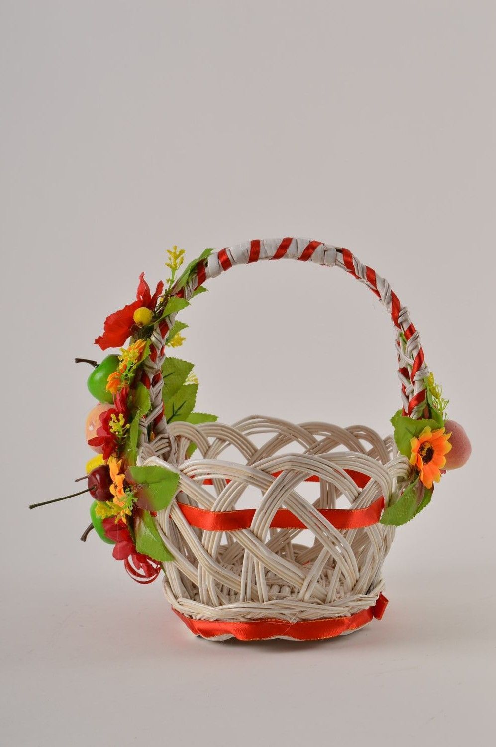 Handmade beautiful designer basket stylish decorative element present for women photo 3