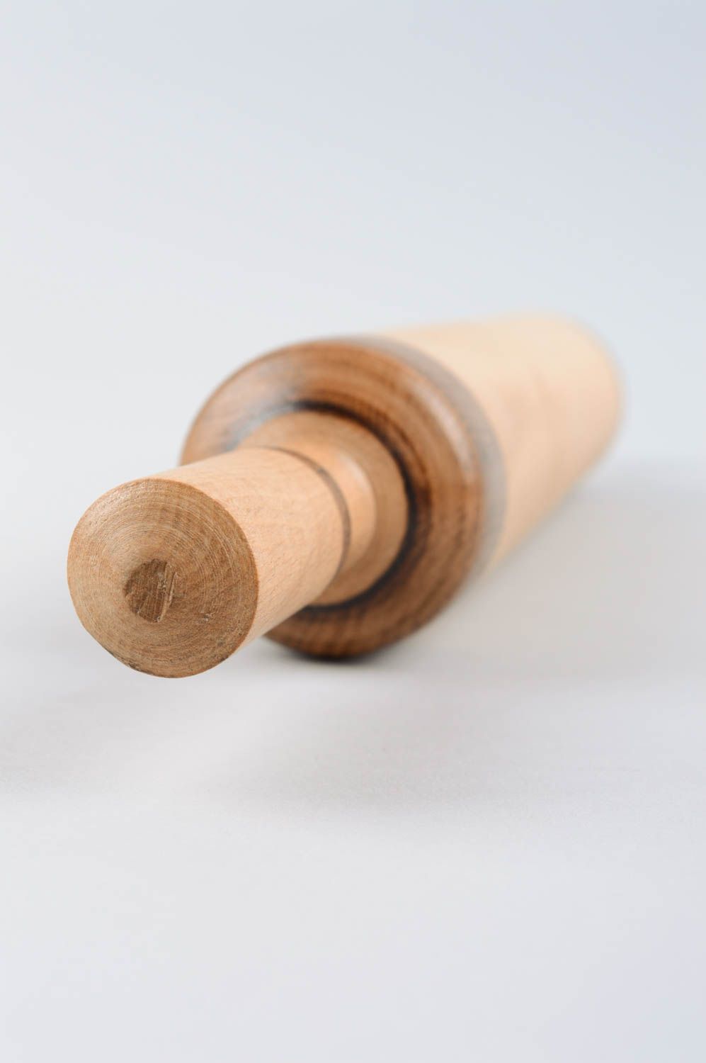 Деревянная скалка ручной работы скалка из дерева оригинальный подарок из ореха фото 4