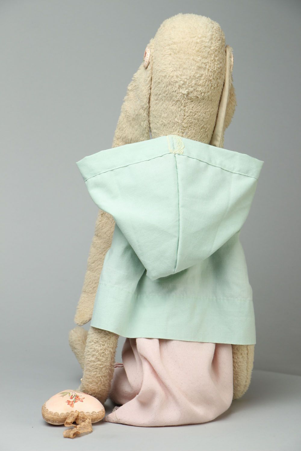 Handgemachtes Kuscheltier Vintage Hase foto 3