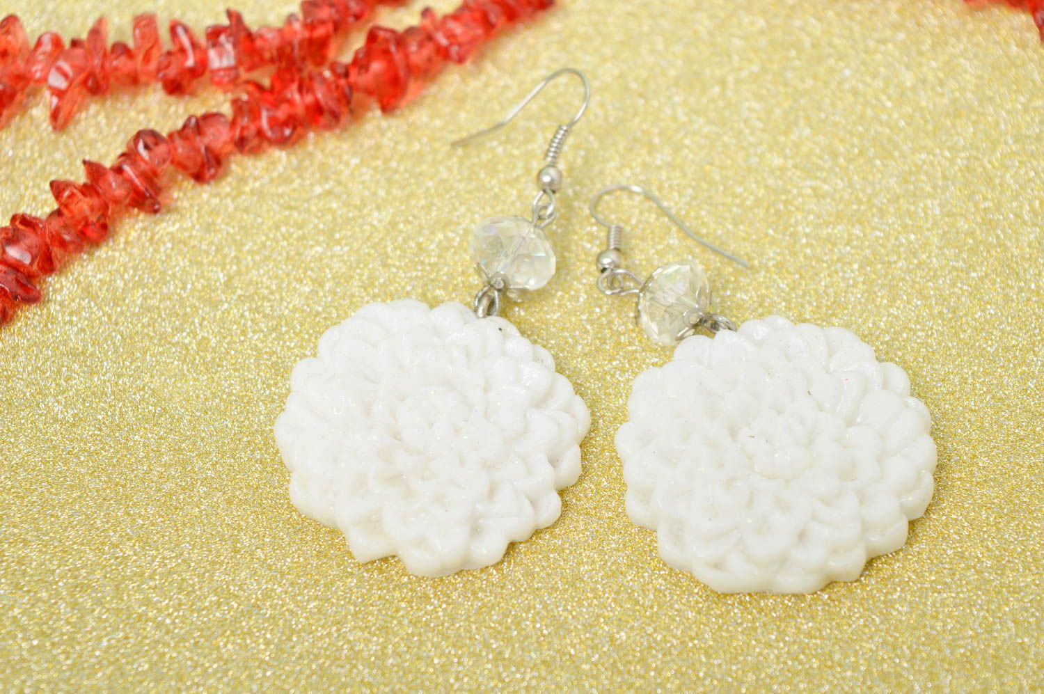 Stylish handmade plastic earrings polymer clay ideas accessories for girls photo 1