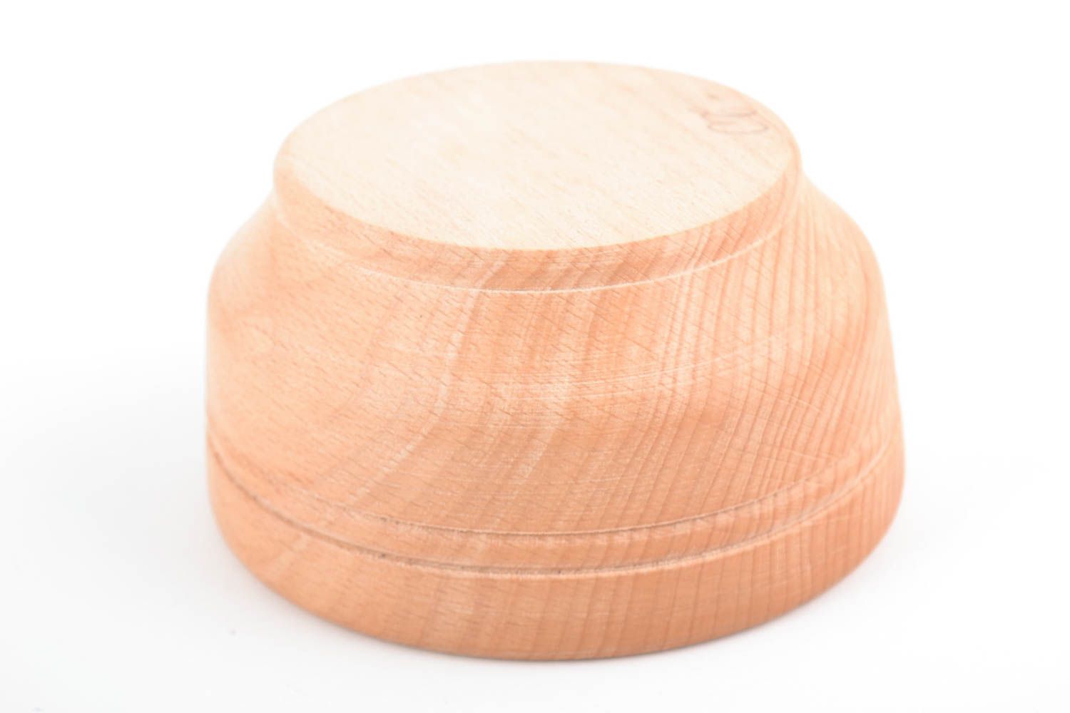 Маленькая деревянная пиала из дерева бука 300 мл глубокая миска ручной работы фото 3