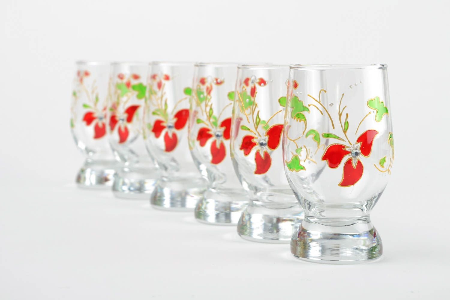 Beautiful handmade wine glass highball glass types of drinking glasses photo 5