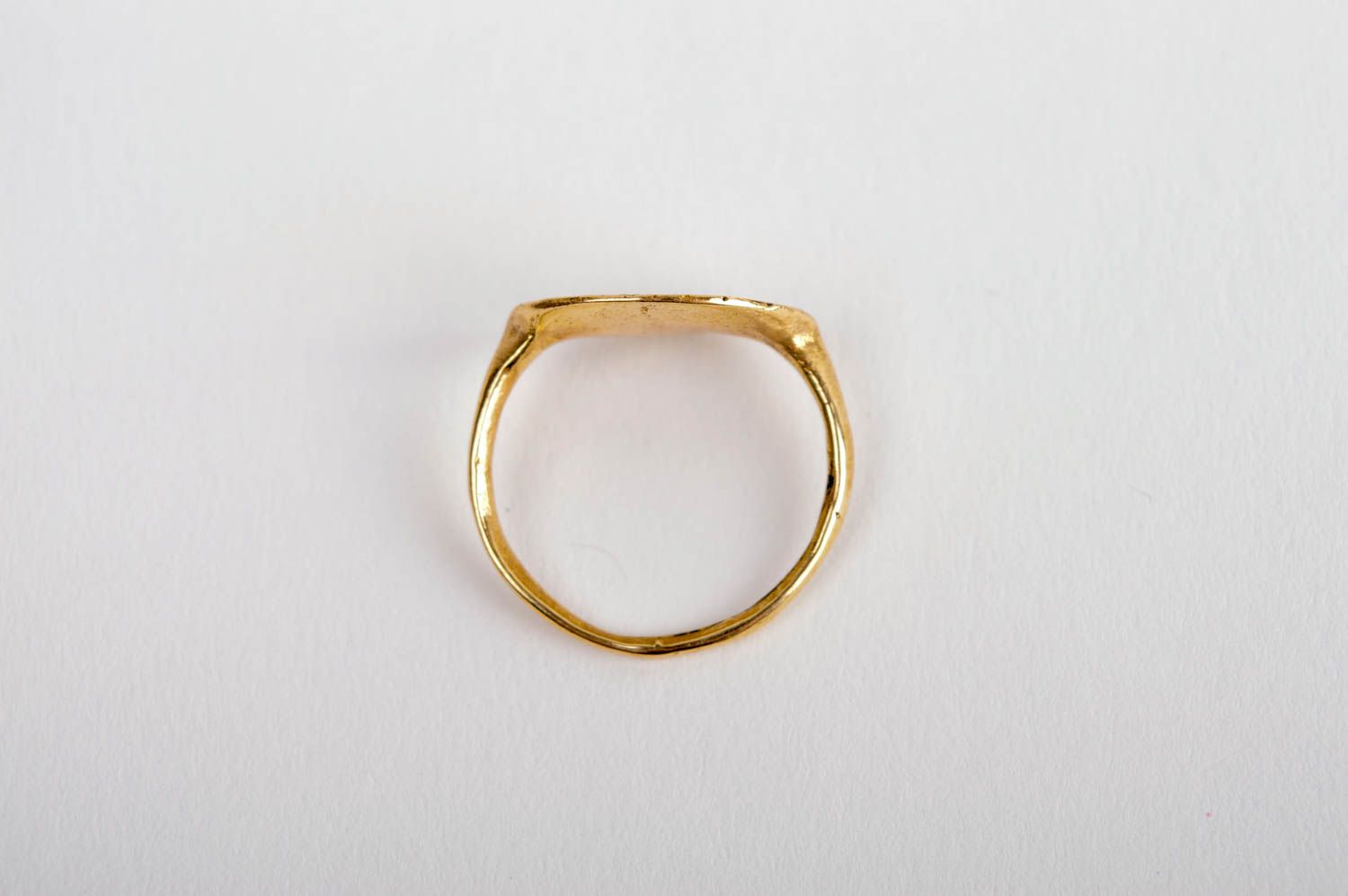 Кольцо ручной работы украшение из латуни женское кольцо украшение из металла фото 5