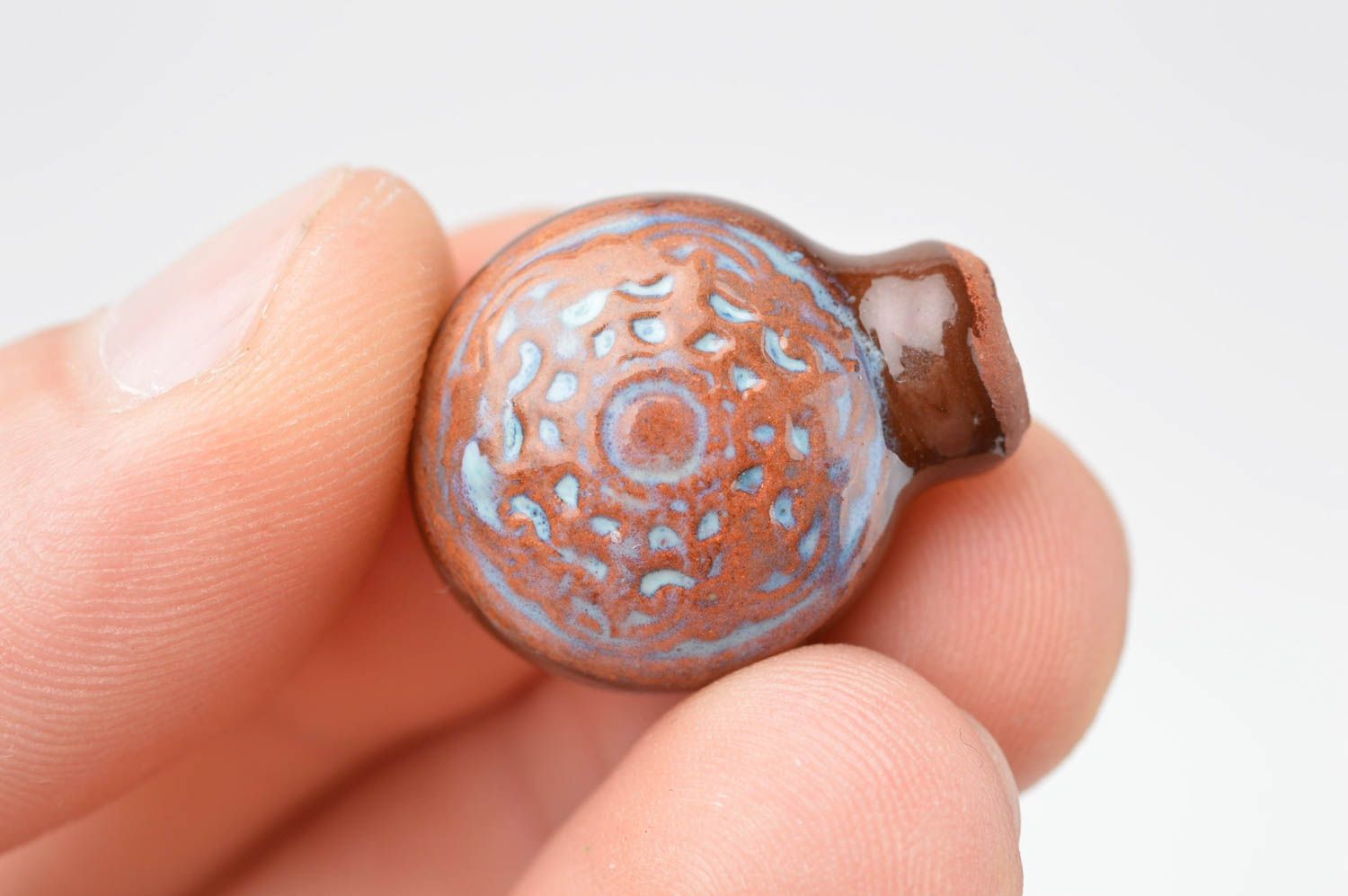 Handmade pendant designer jewelry clay aroma pendant unusual pendant gift ideas photo 5