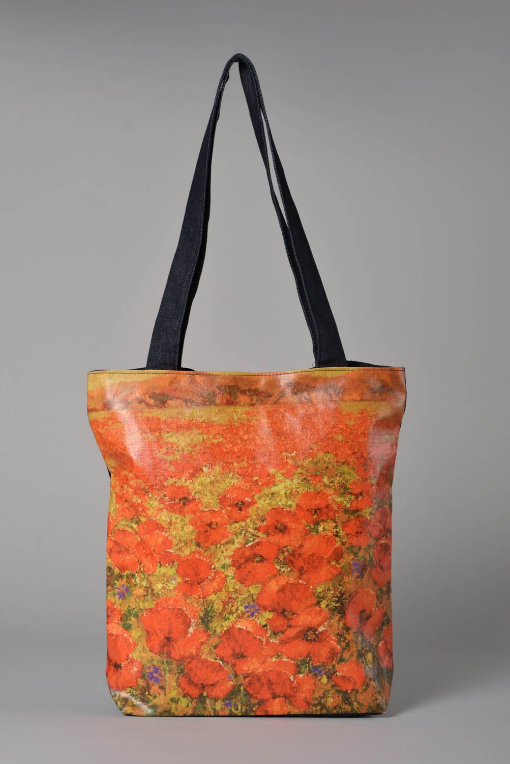 Stylish handmade textile bag denim bag design shoulder bag fashion trends photo 1