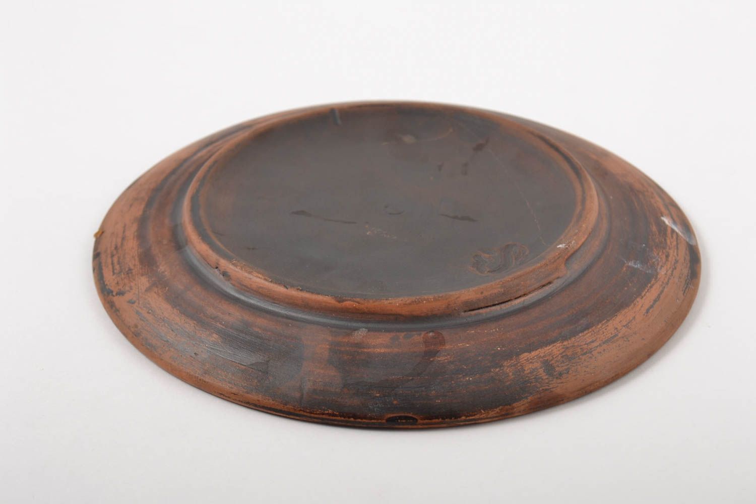 Керамическая тарелка посуда ручной работы столовая посуда тарелка авторская  фото 3