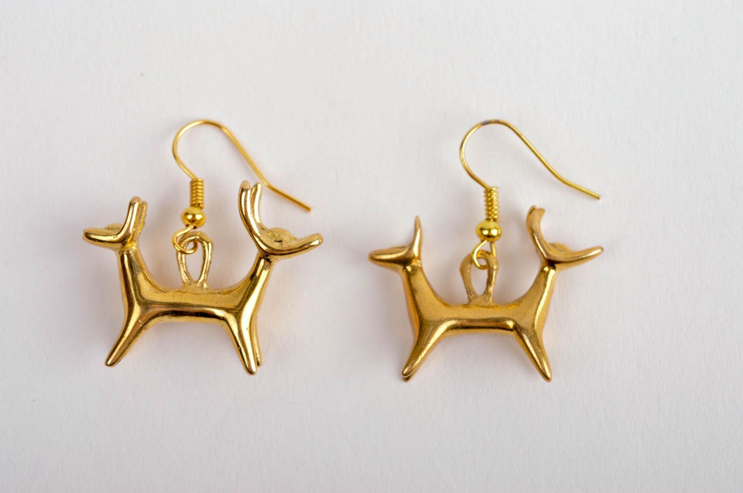 Stylish handmade metal earrings dangle earrings design metal jewelry designs photo 4