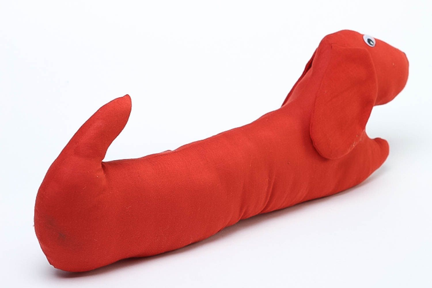 Игрушка подушка ручной работы детская игрушка декоративная подушка красная такса фото 4