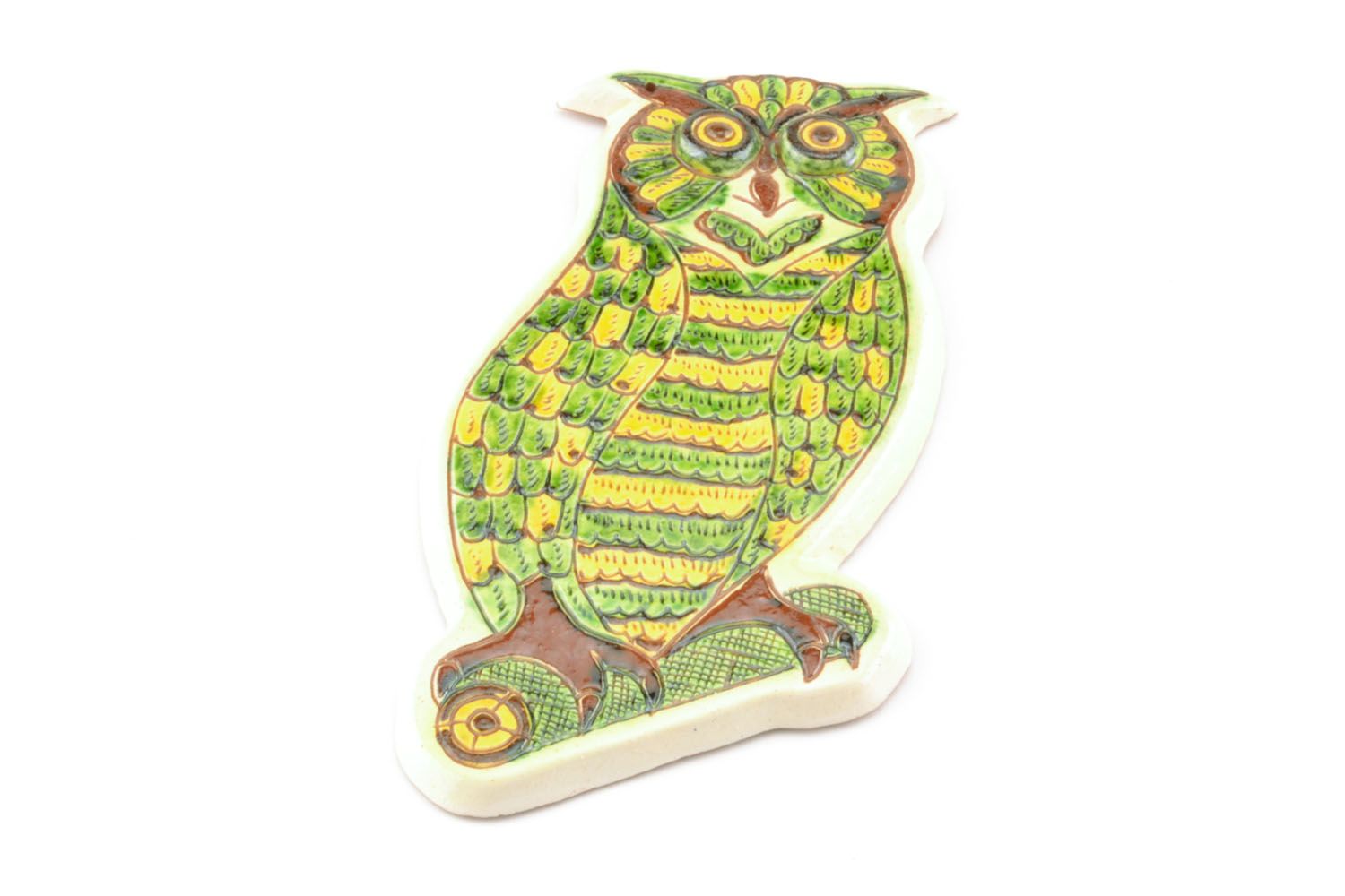 Ceramic panel Owl photo 5