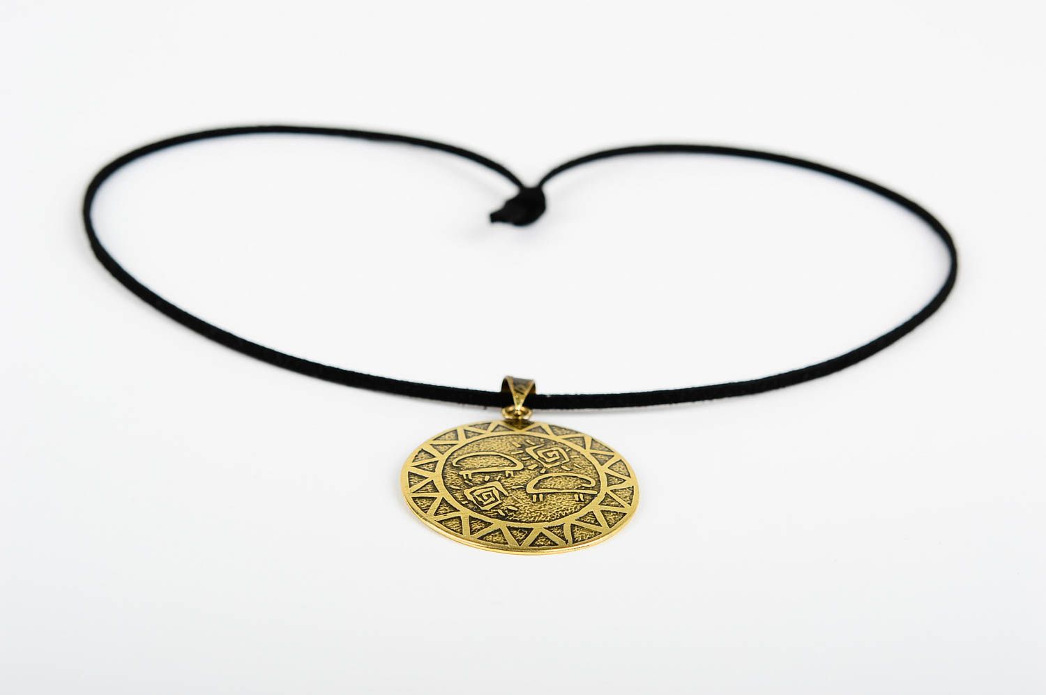 Handmade pendant metal jewelry designer accessory gift ideas unusual pendant photo 3