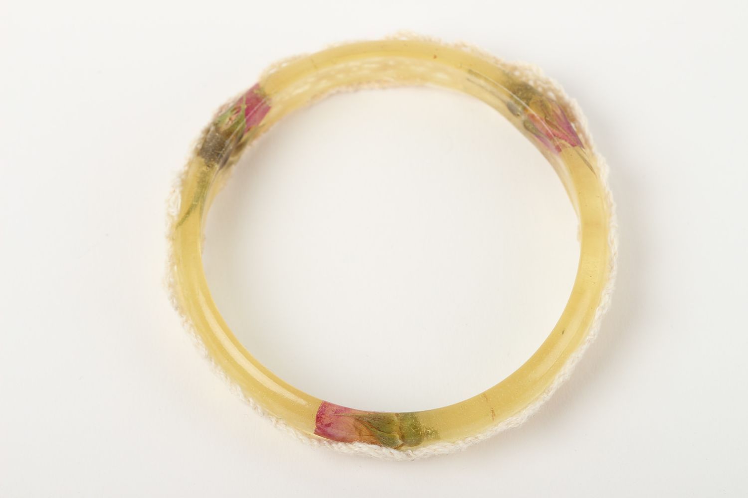 Bracciale di resina epossidica fatto a mano braccialetto originale da polso foto 3