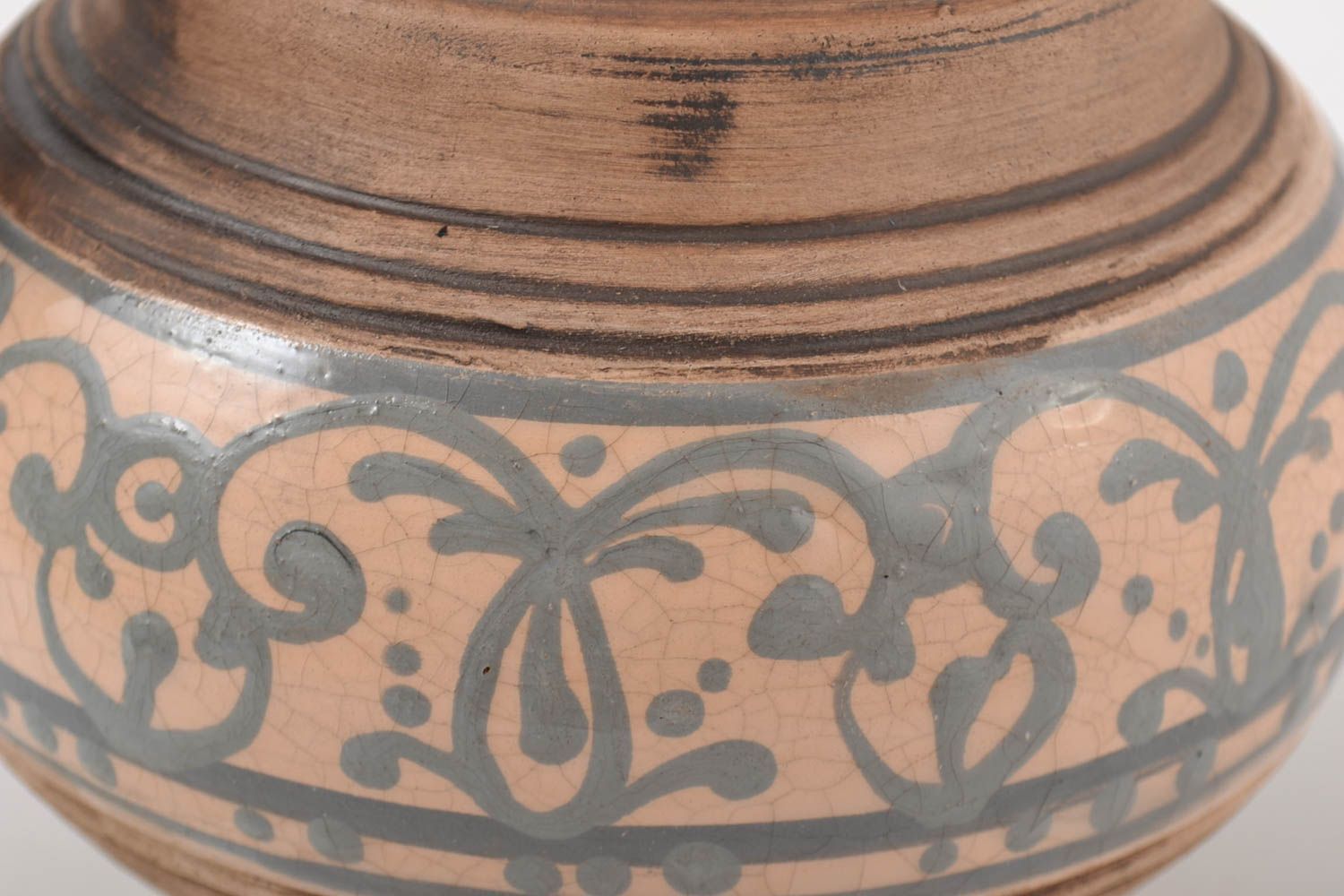 Jarro de cerámica hecho a mano vajilla original utensilios de cocina  foto 2