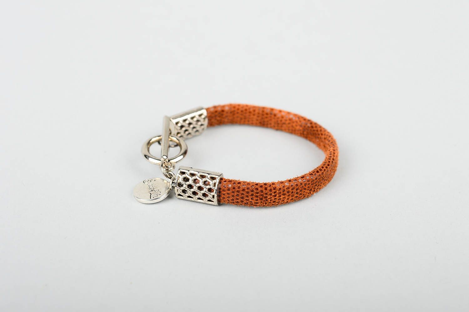 Womens handmade leather bracelet wrist bracelet designs leather goods gift ideas photo 3