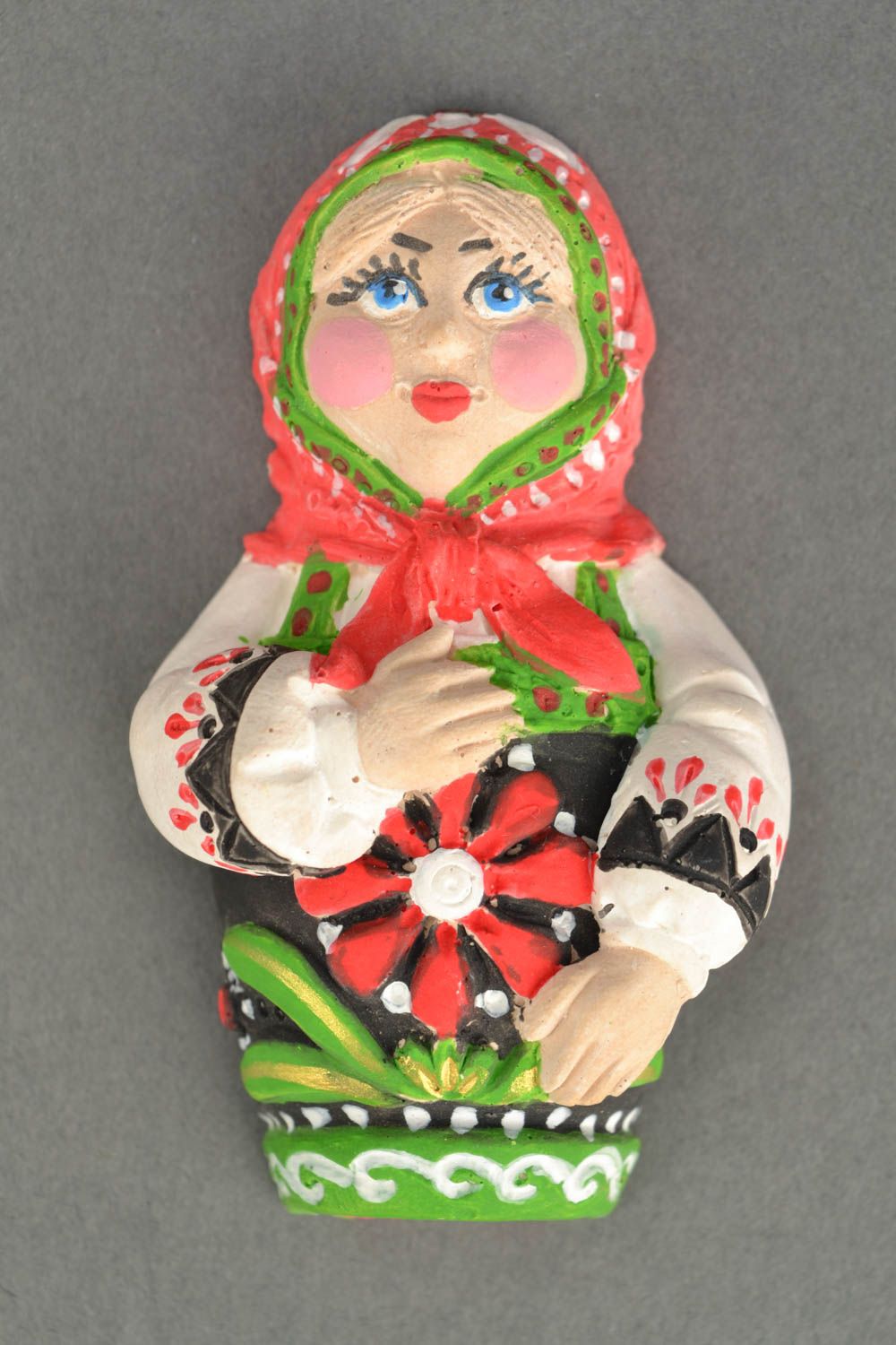 Painted ceramic fridge Nestling Doll photo 5