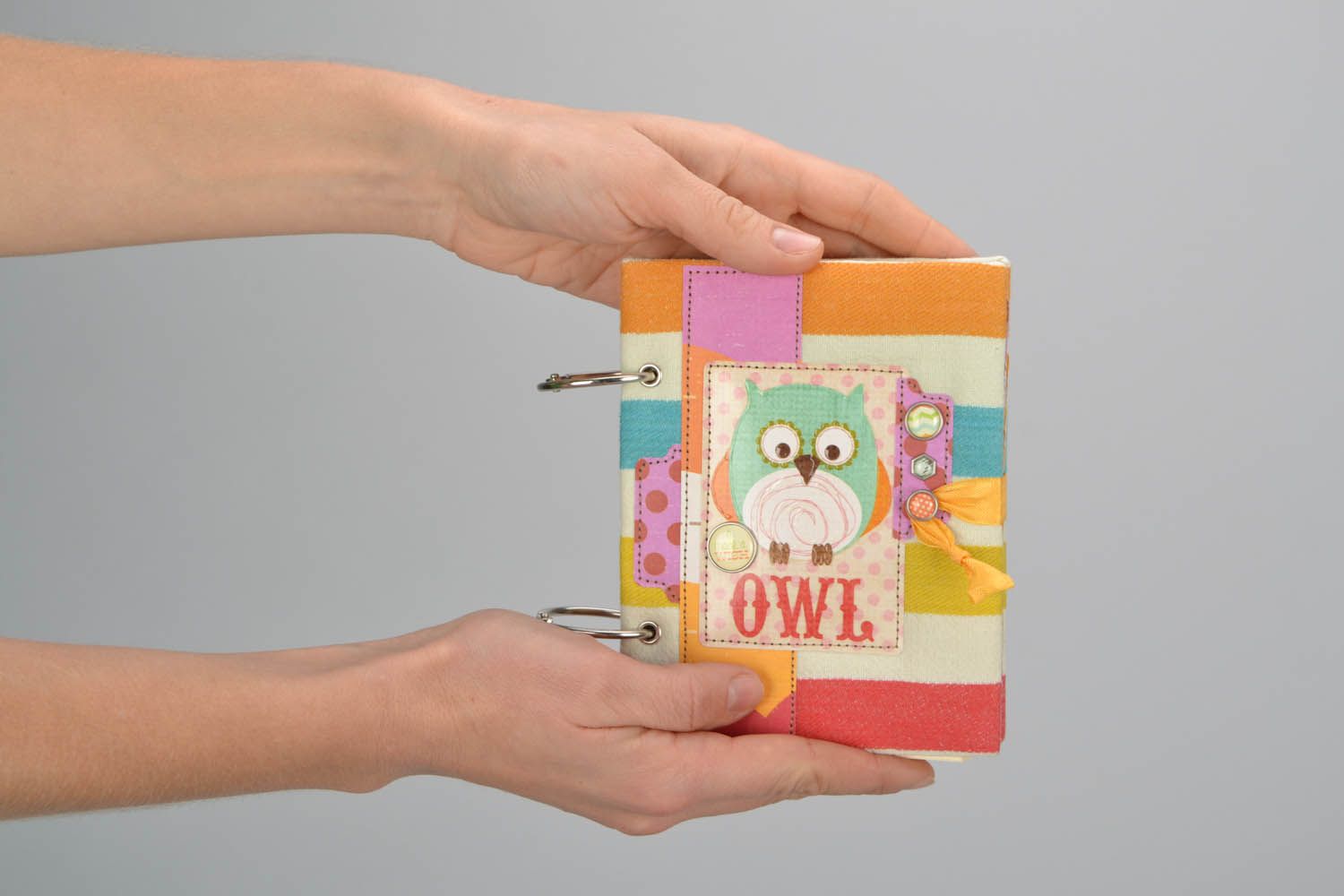 Homemade notebook Owl photo 2