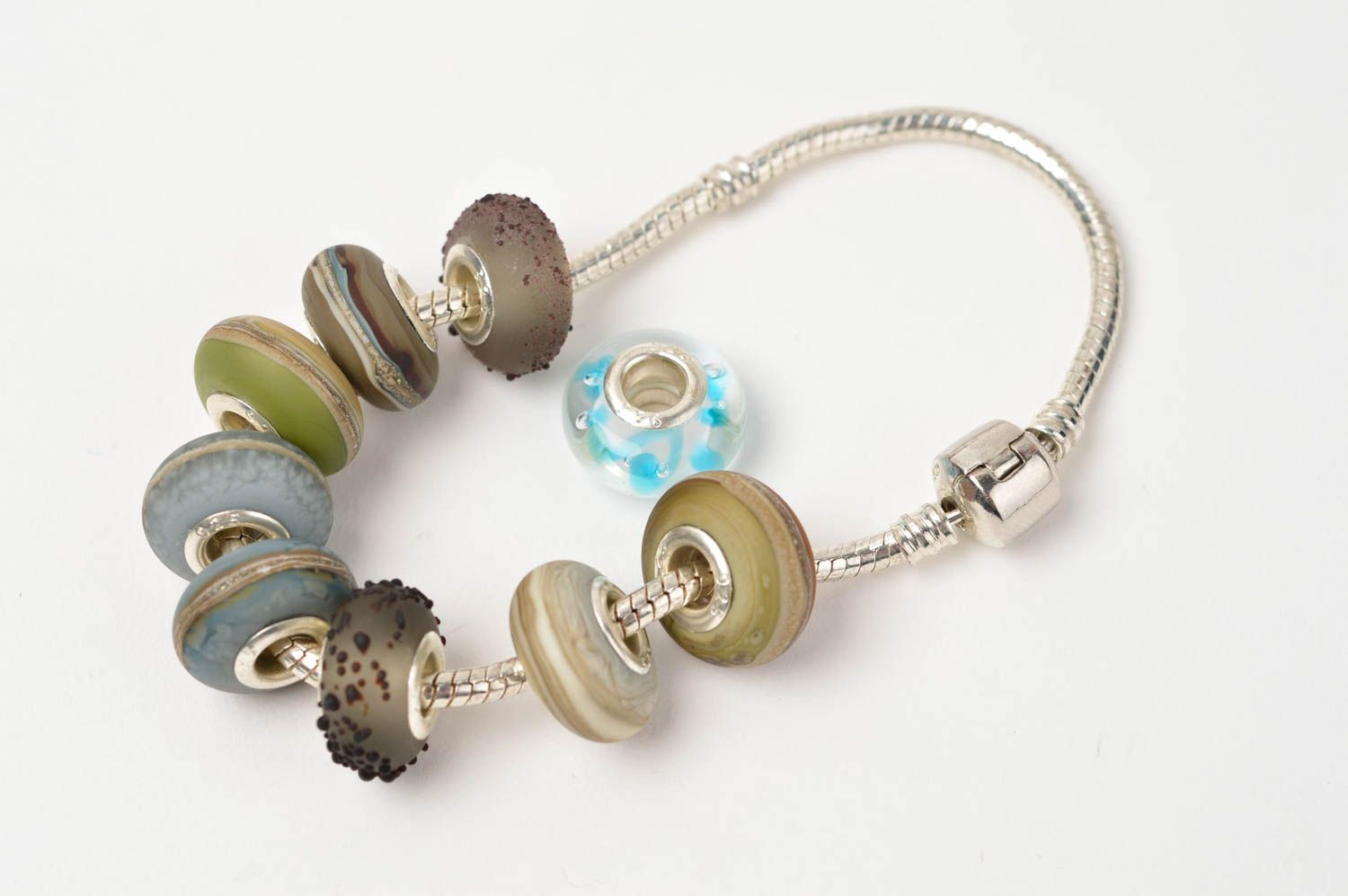 Beautiful handmade glass bead jewellery making ideas art and craft supplies photo 5