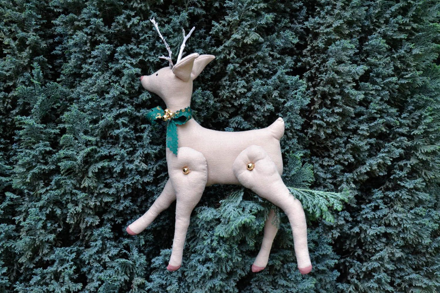 Soft Christmas decoration Deer photo 1