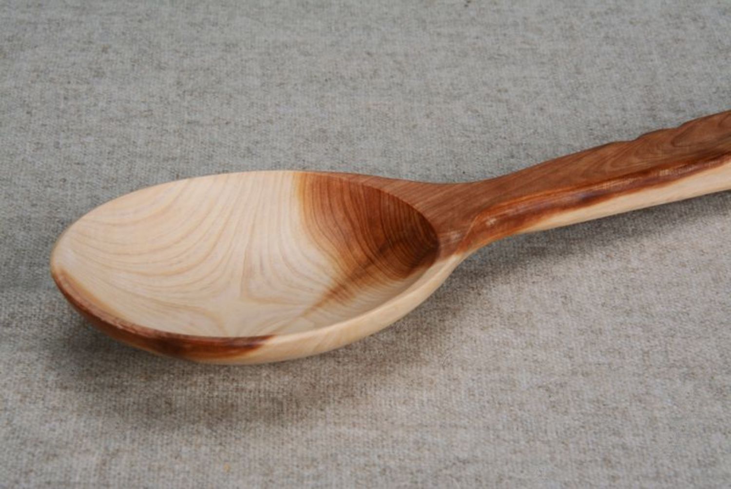 Cucchiaio di legno fatto a mano attrezzi da cucina stoviglie di legno 
 foto 3