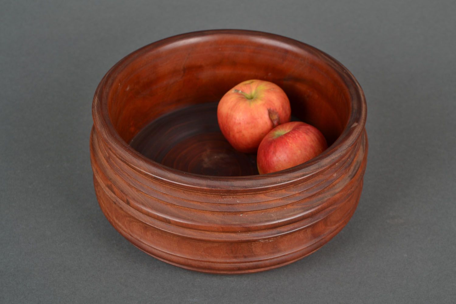 Деревянная тарелка для конфет и фруктов  фото 1