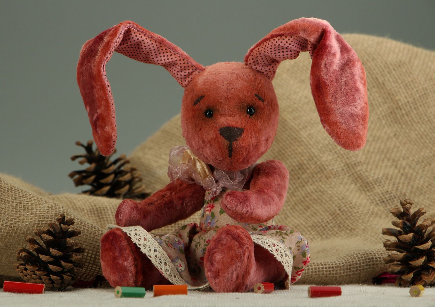Plush Teddy hare photo 5