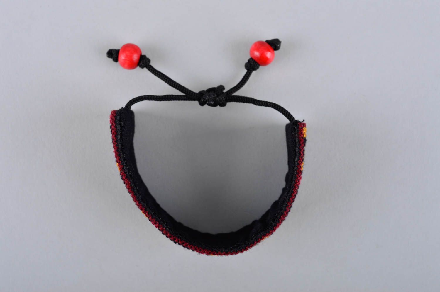 Pulsera étnica bordada hecha a mano accesorio para mujeres regalo original foto 3
