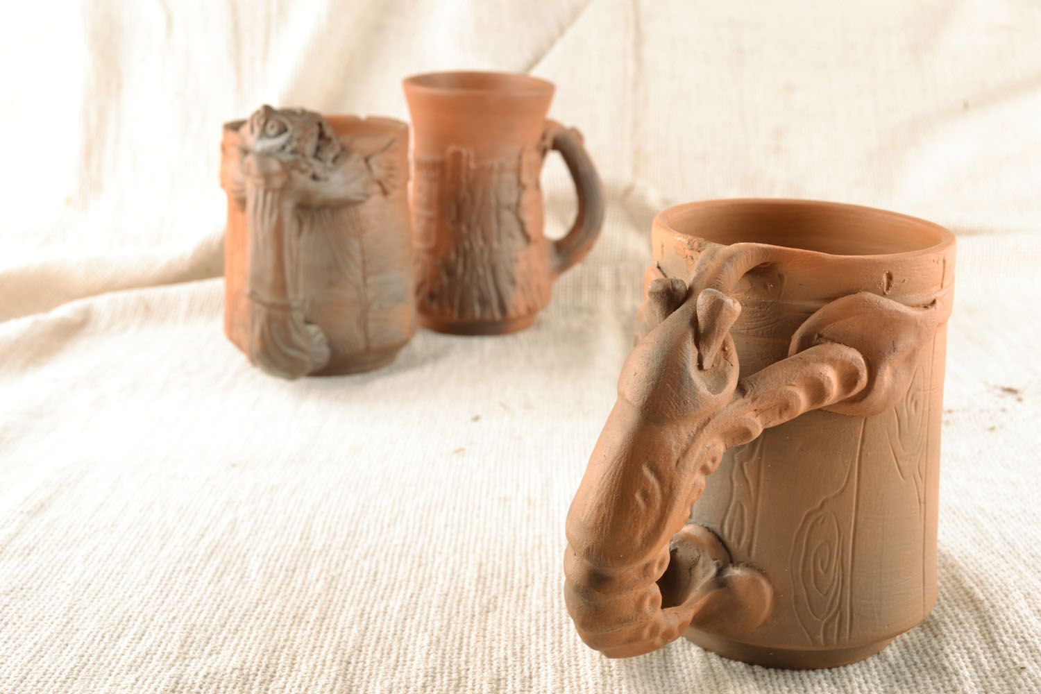 Ceramic beer mug Crawfish photo 5