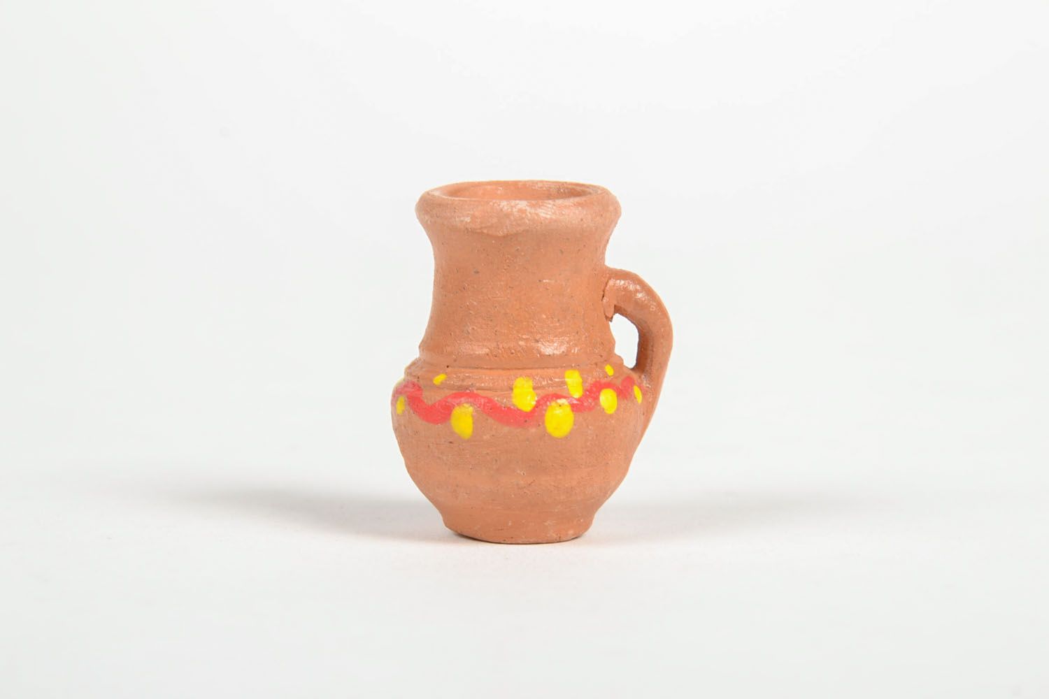 Little mini ceramic pitcher 1,18 inches tall 0,03 lb photo 2