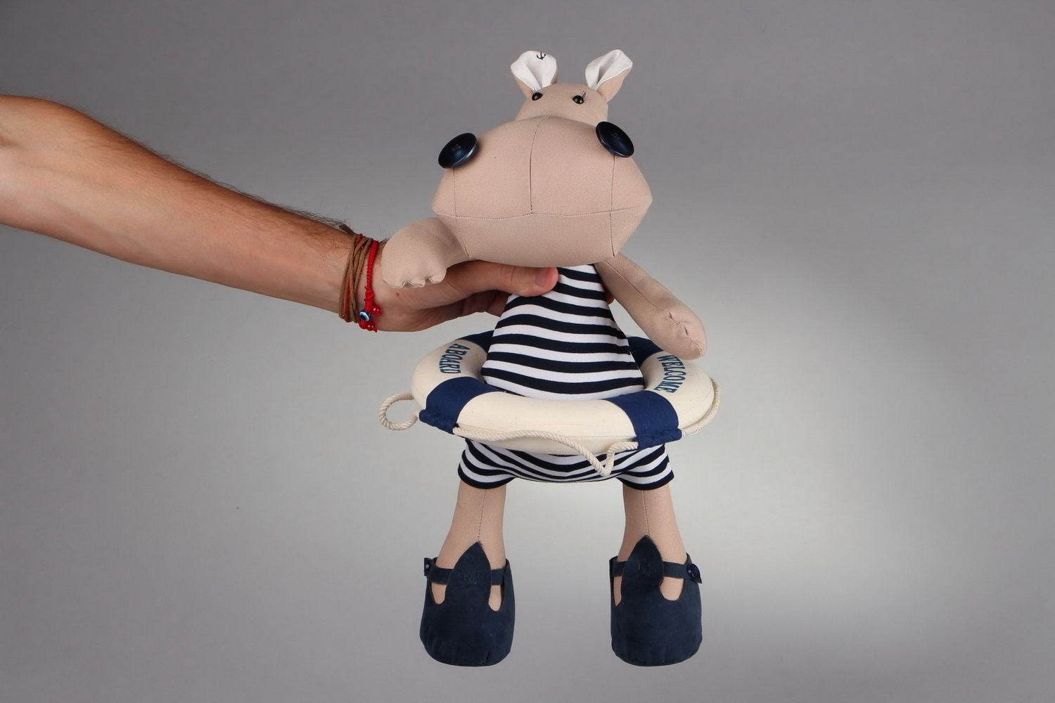 Soft jersey toy Hippo seaman photo 5