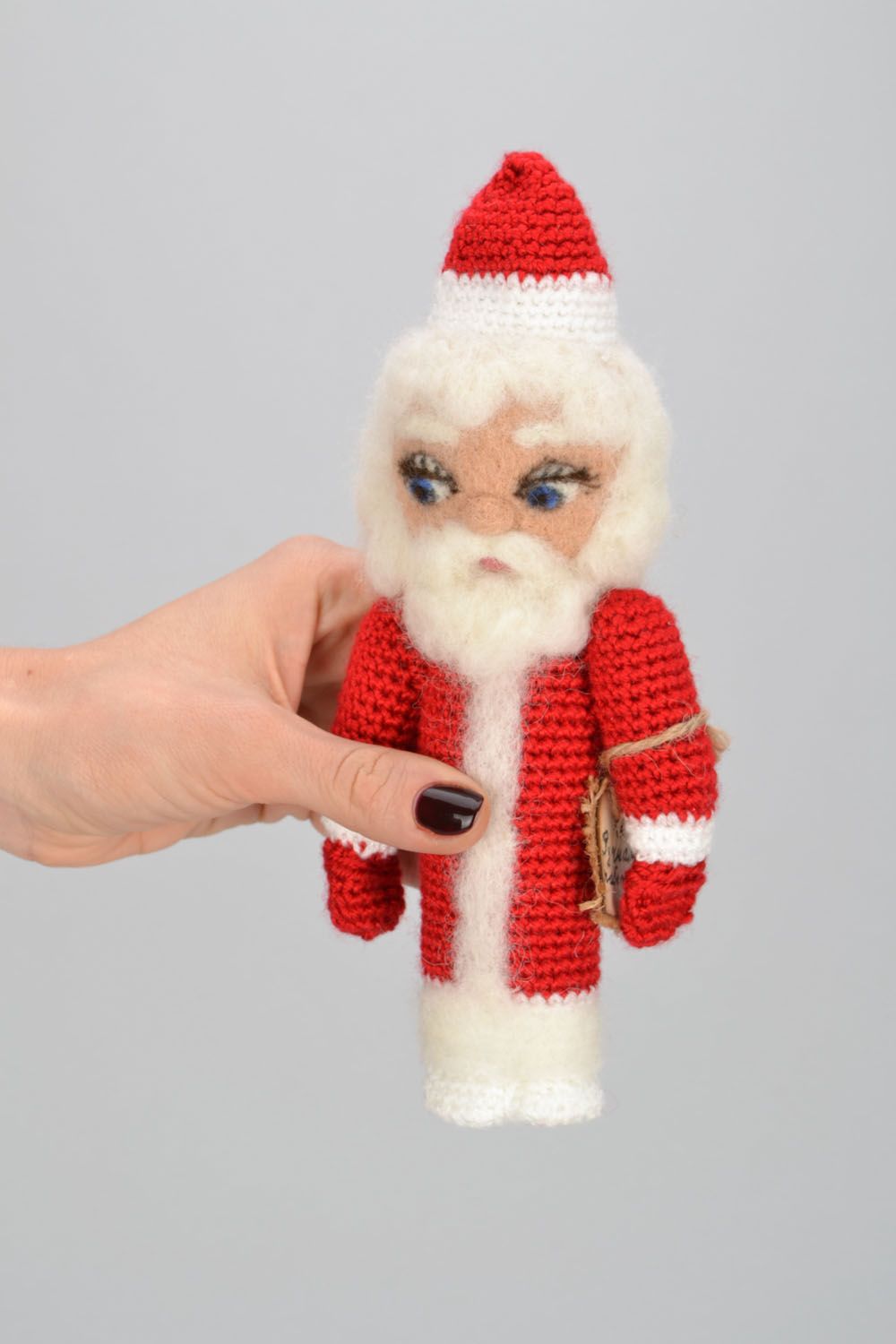 Häkel Puppe Weihnachtsmann foto 2