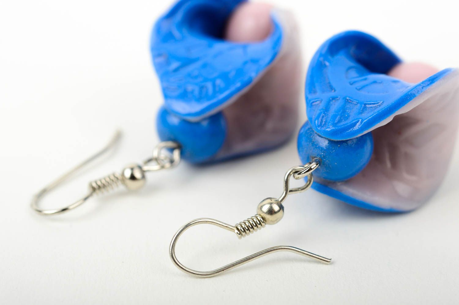 Handmade jewelry polymer clay dangling earrings cute earrings gifts for girls photo 4