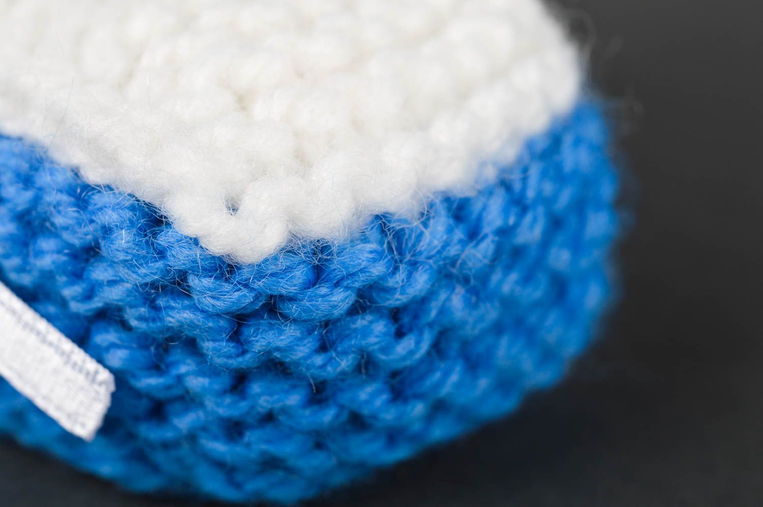 Пинетки крючком ручной работы вязаные носки пинетки для малышей голубые фото 4