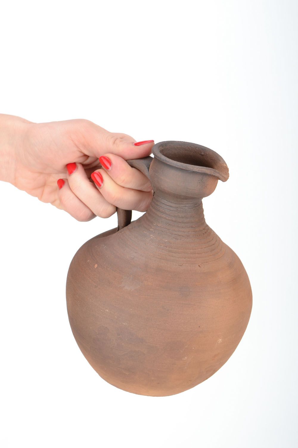 Old fashion 30 oz ceramic wine decanter pitcher 7 inch, 1 lb photo 2