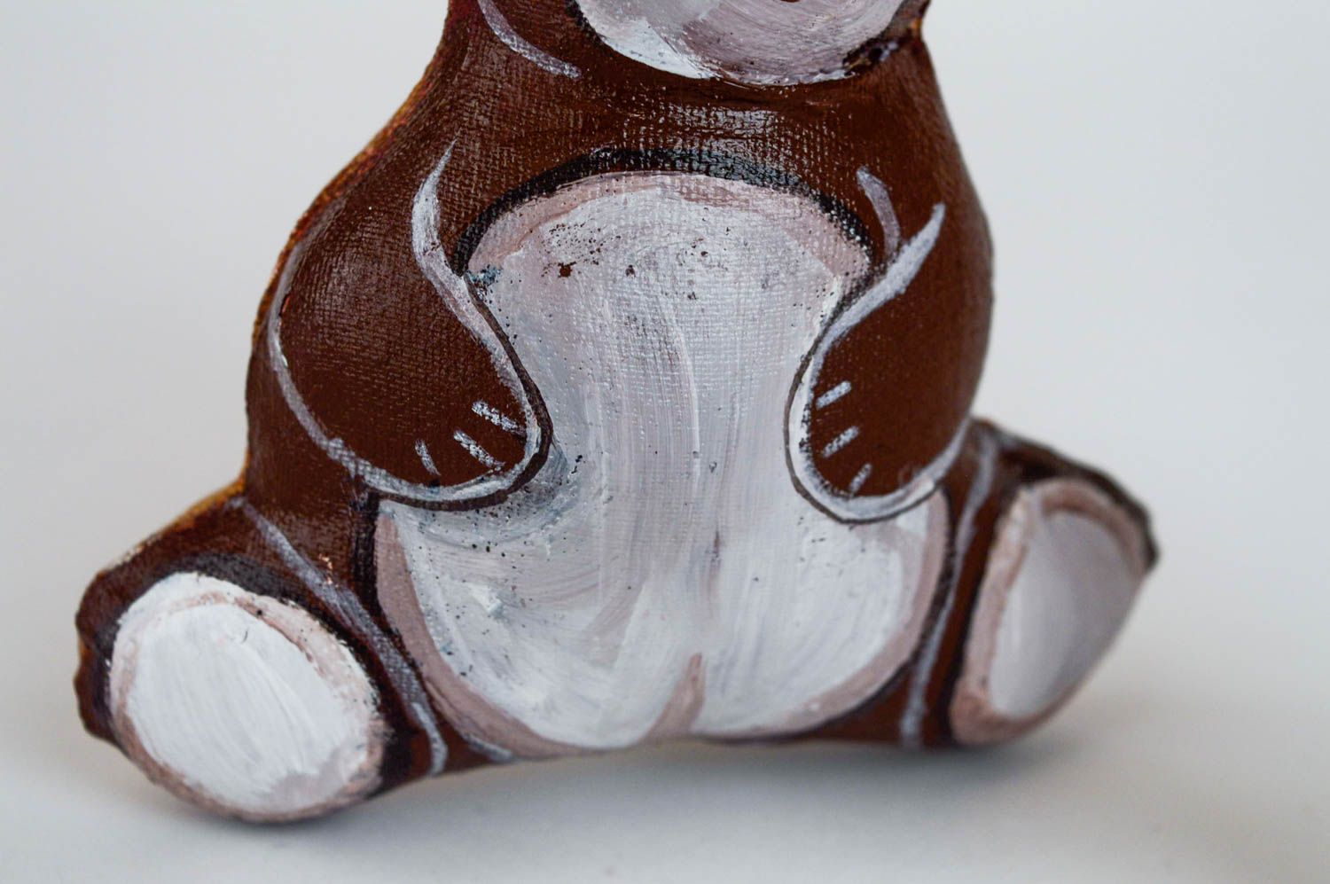 Aroma Kuscheltier Bär aus Stoff weich handmade Designer Spielzeug für Kinder foto 4