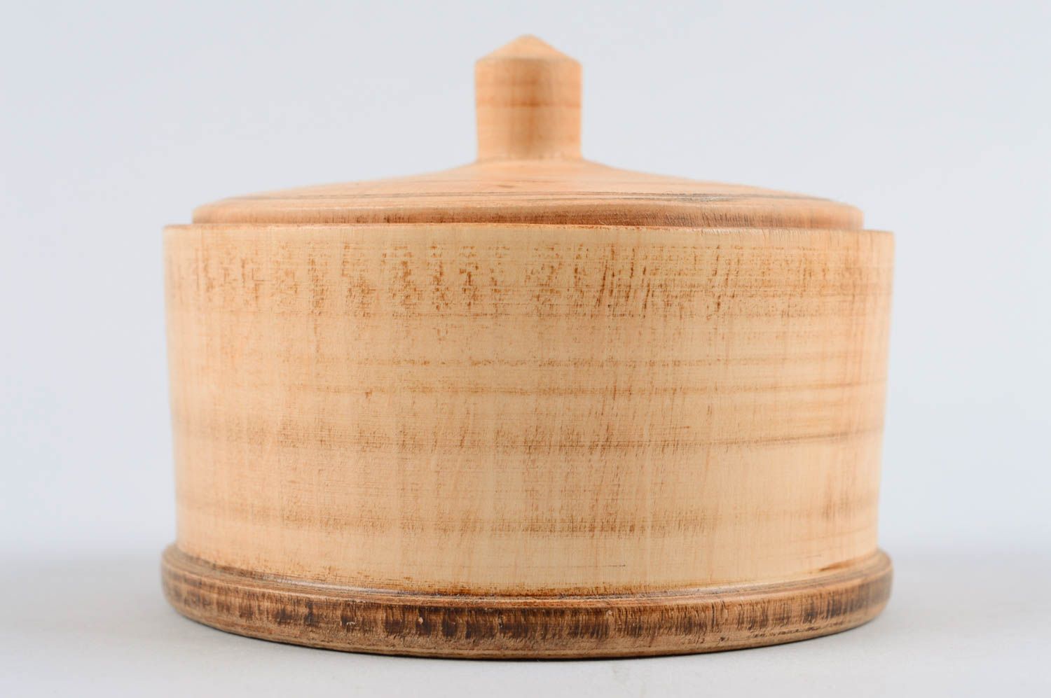 Handmade Aufbewahrung Küche Holz Geschirr 200 ml originelle Dose für Gewürze  foto 4