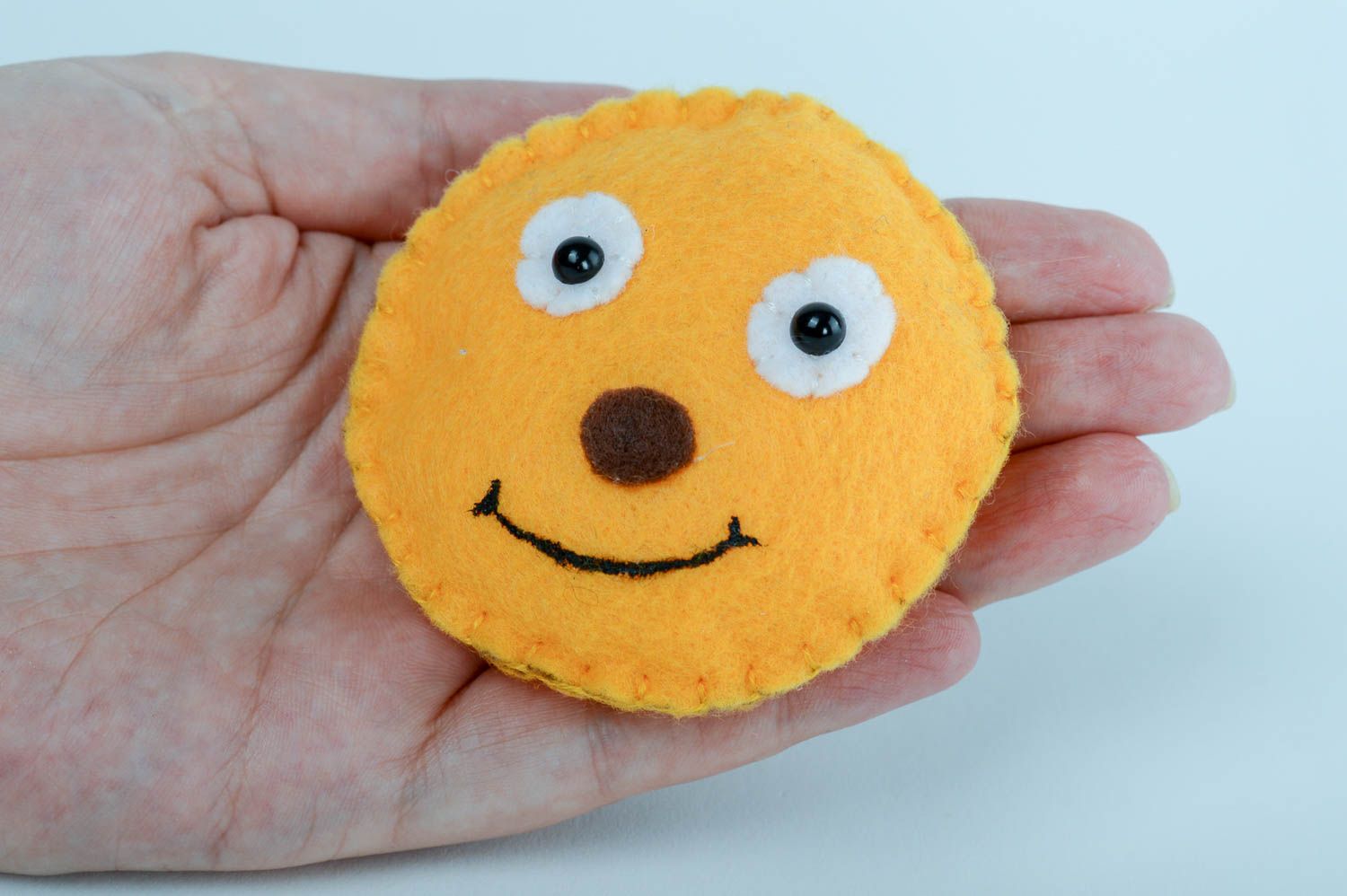 Handmade felted toy interior soft toy baby stuffed toy present for children photo 5