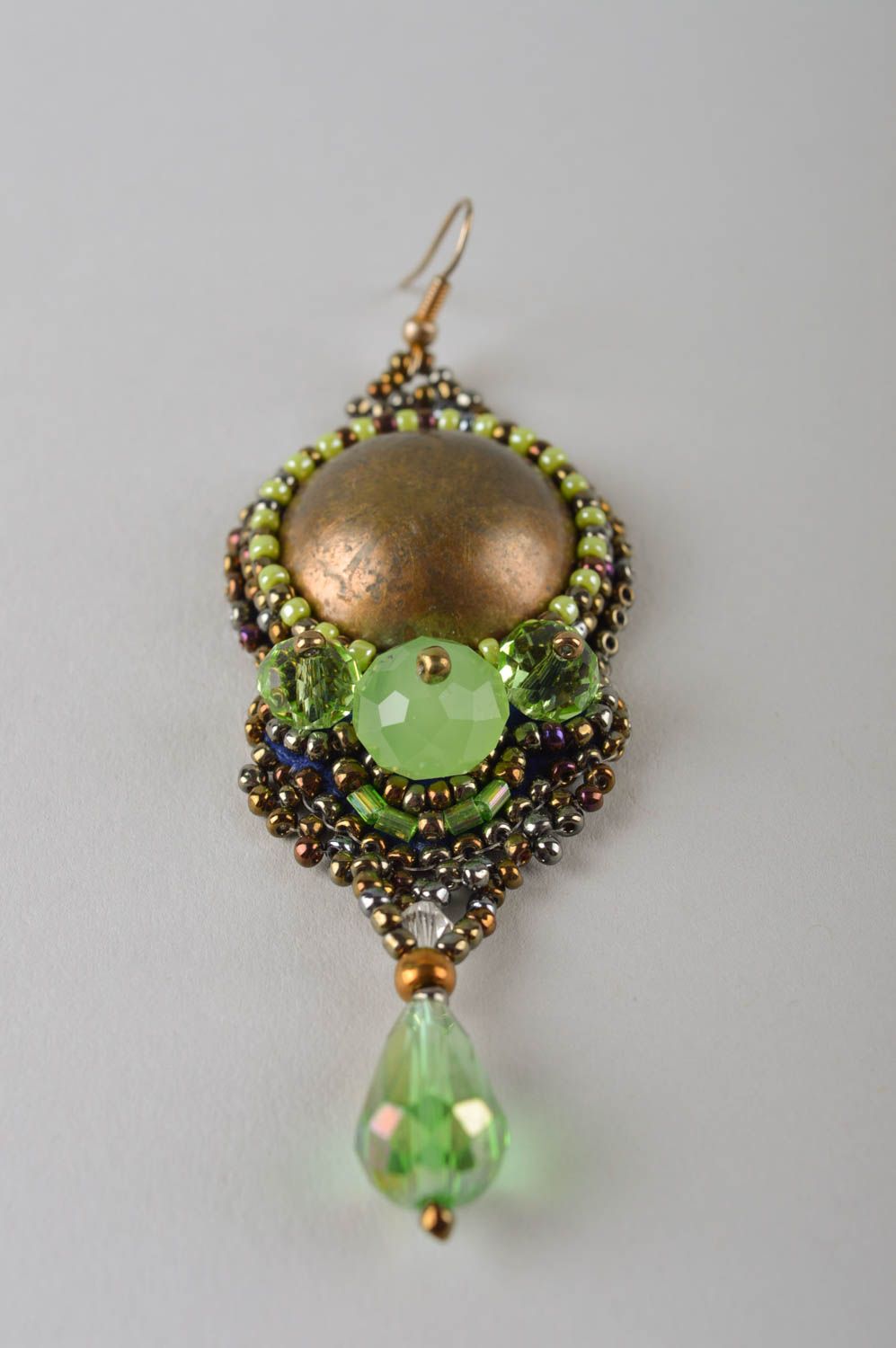 Unusual handmade beaded earrings costume jewelry designs fashion trends photo 4