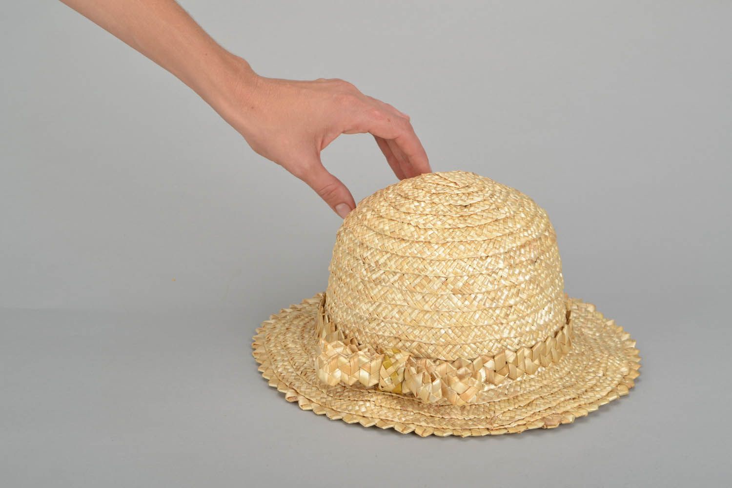 Chapéu de palha feminino foto 2