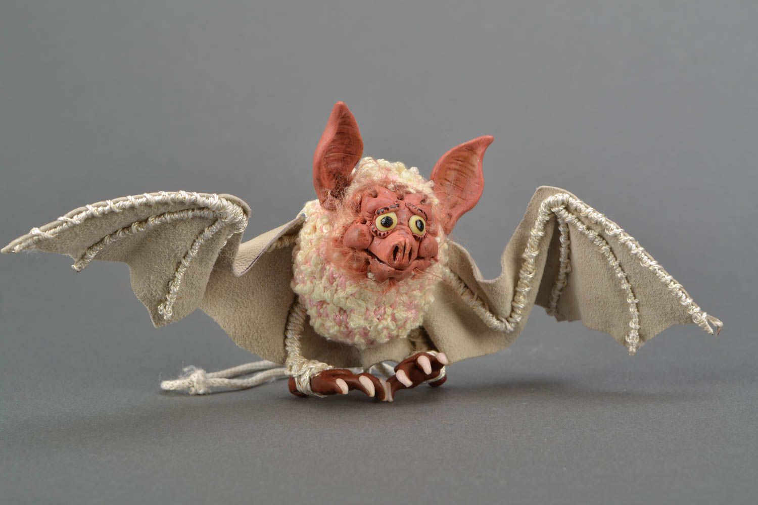 Designer crochet toy Bat photo 1