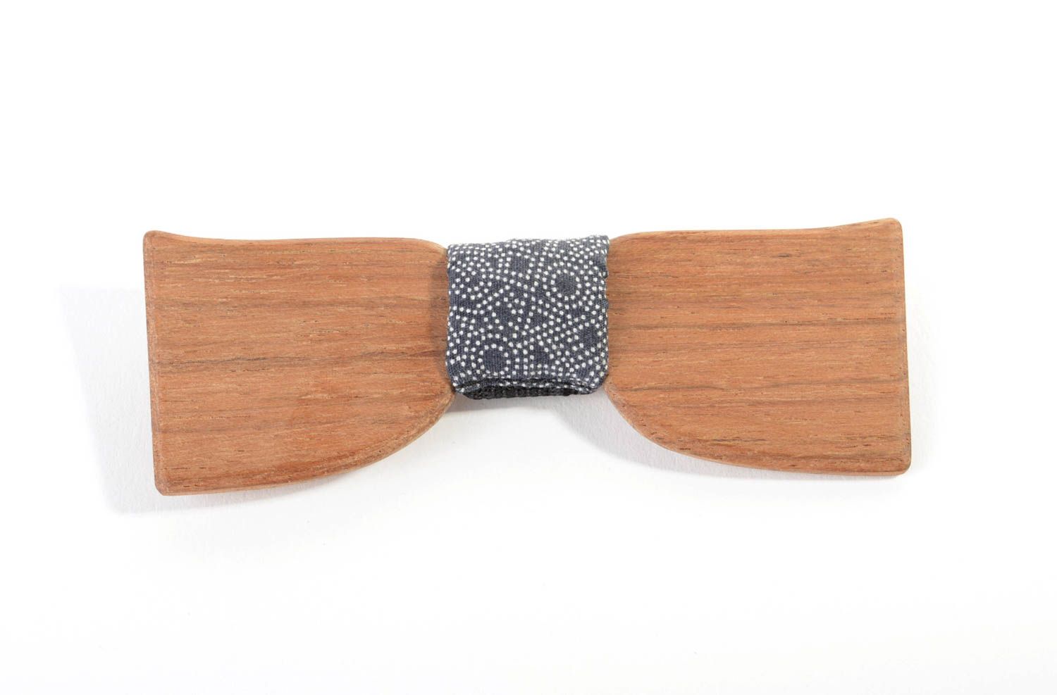Pajarita moderna artesanal de madera accesorio para hombre corbata de moño  foto 4