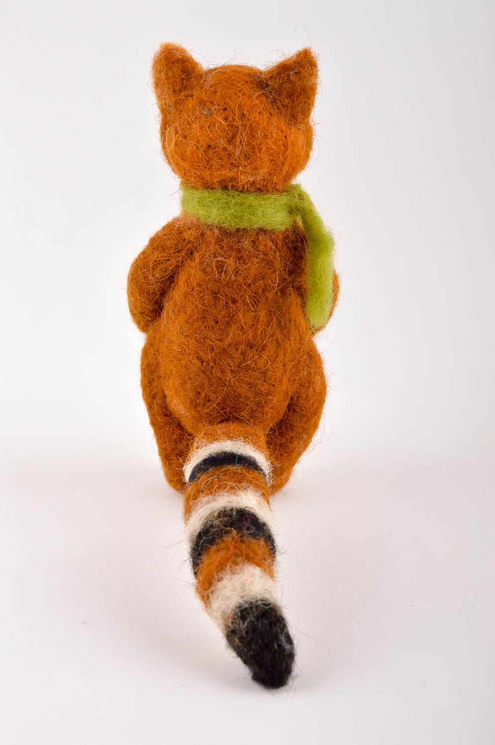 Juguete de fieltro mapache hecho a mano peluche decorativo regalo original para niños foto 5