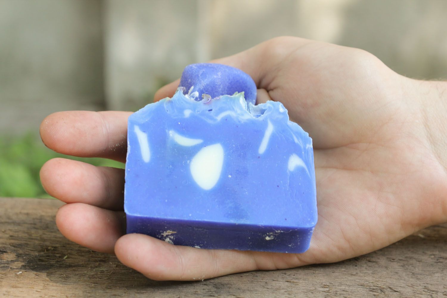Homemade soap with sandalwood oil photo 1