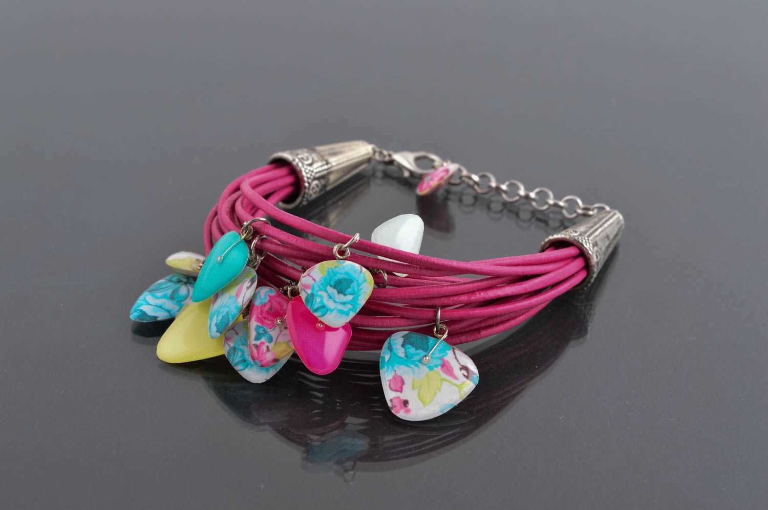 Handmade designer cute jewelry unusual stylish accessory elegant bracelet photo 1