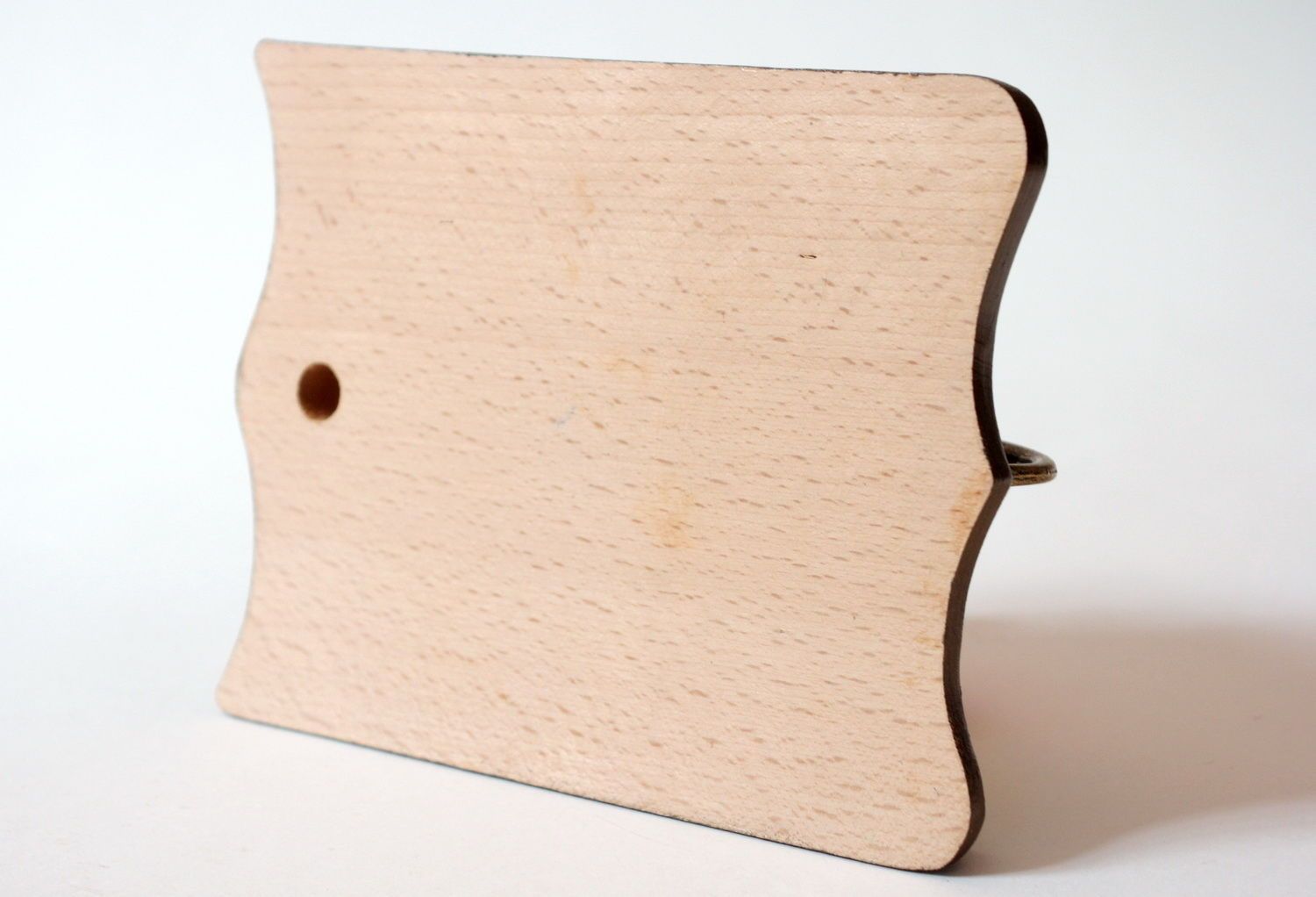 Appendiabiti di legno da cucina fatto a mano per asciugamani in decoupage menta foto 4