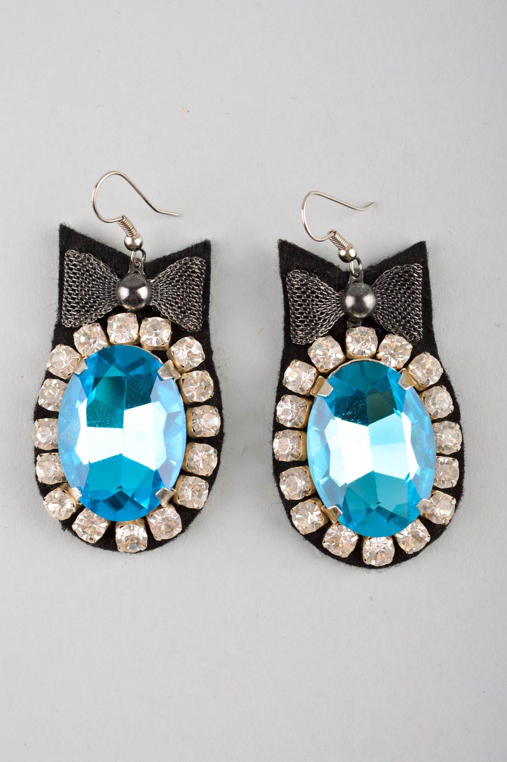 Long crystal earrings handmade earrings with beads fashion jewelry for girls photo 3