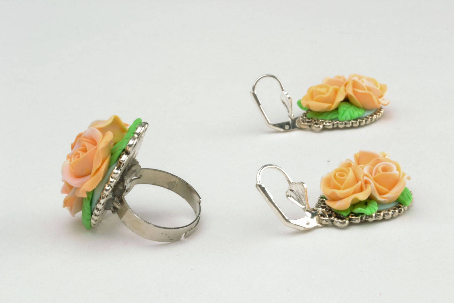 Homemade ring and earrings photo 4