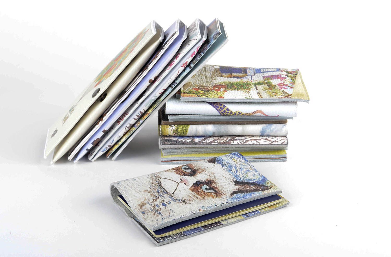 Handmade xover for passport unusual cover for documents designer accessory photo 5