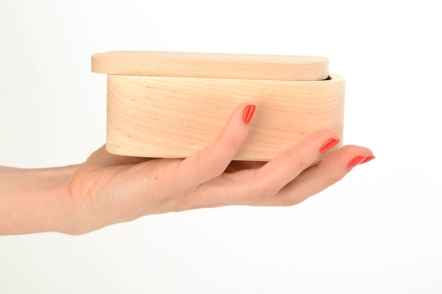 Wooden craft blank for jewelry box photo 2