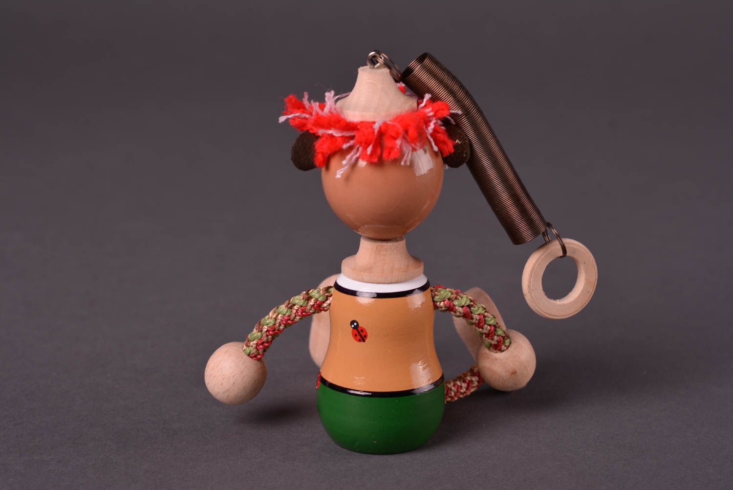Игрушка ручной работы оригинальная игрушка из дерева подарок ребенку авторская фото 4