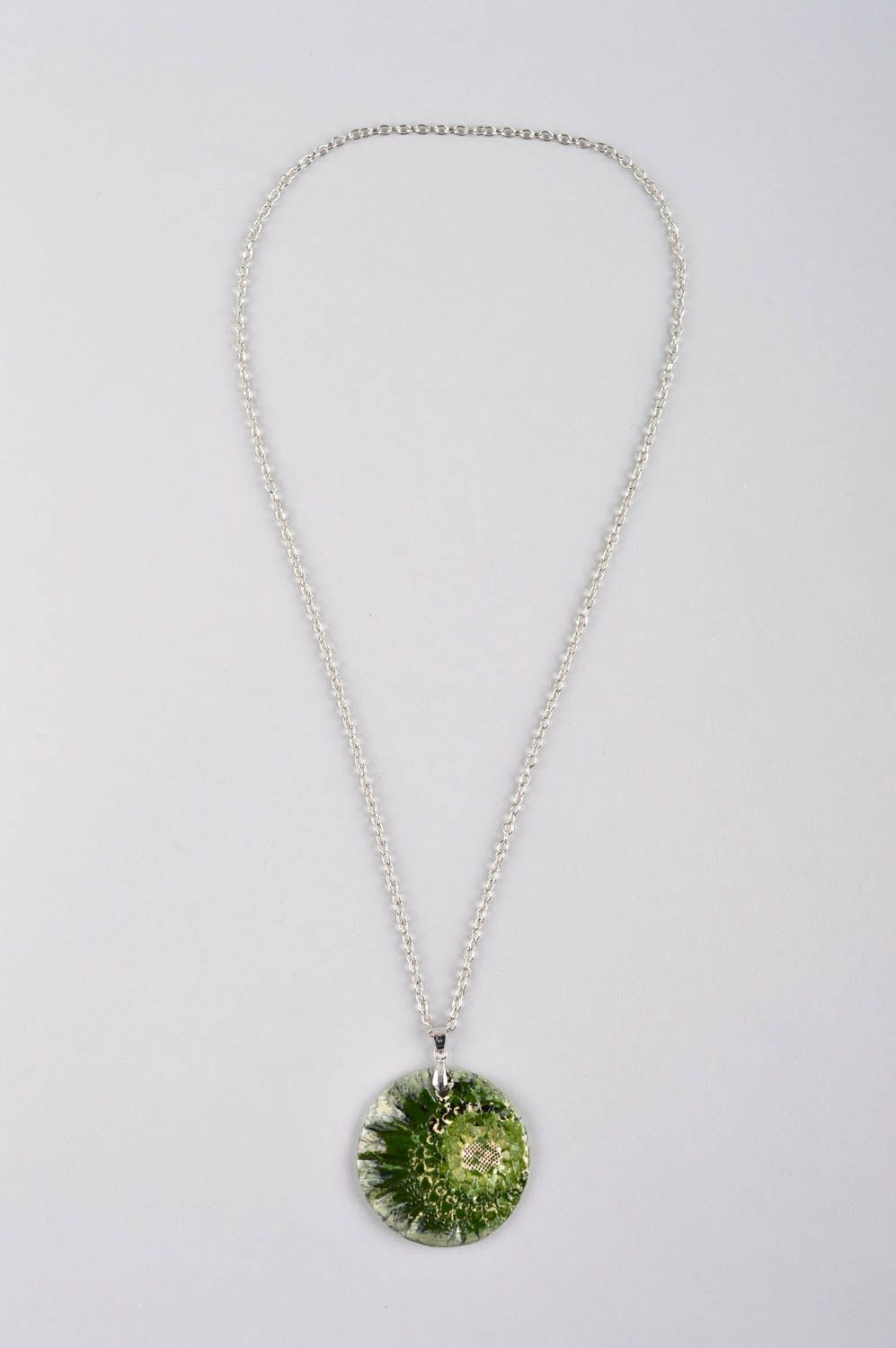 Handmade designer pendant on chain stylish elegant pendant beautiful jewelry photo 2